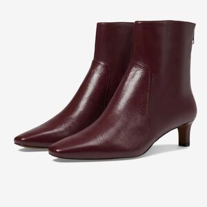 Elegant Burgundy Ankle Boots - Madewell